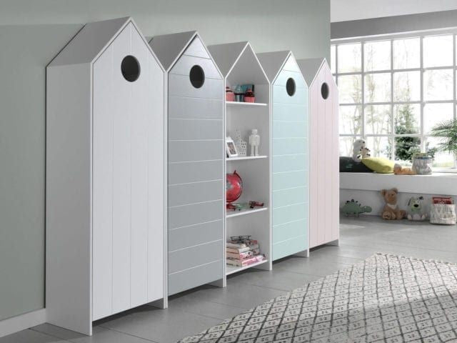 Guarda Roupa Infantil Multiuso Cabana