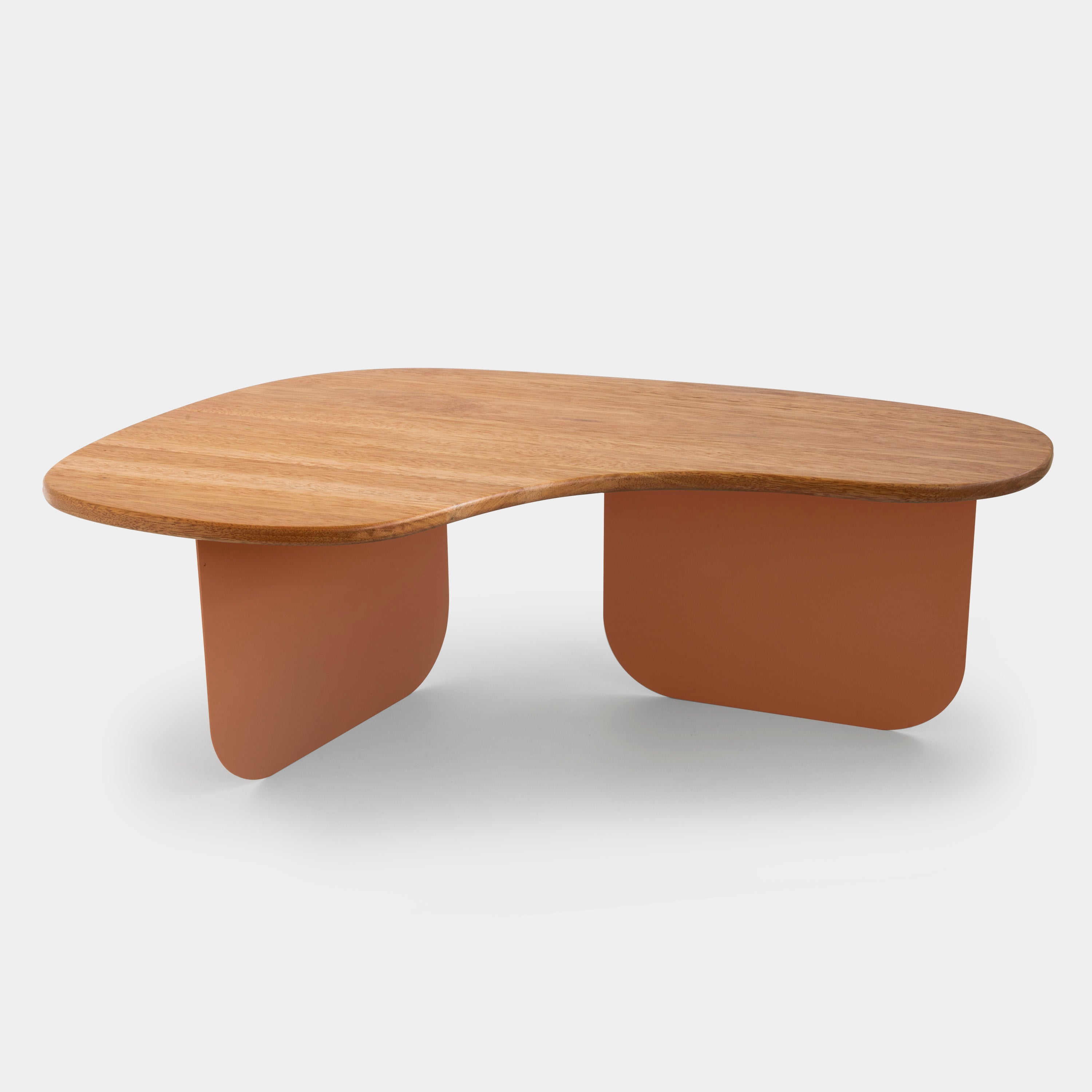 Mesa Stone GG Aço Carbono Com Pintura Eletrostática Acabamento Cedro-Arana