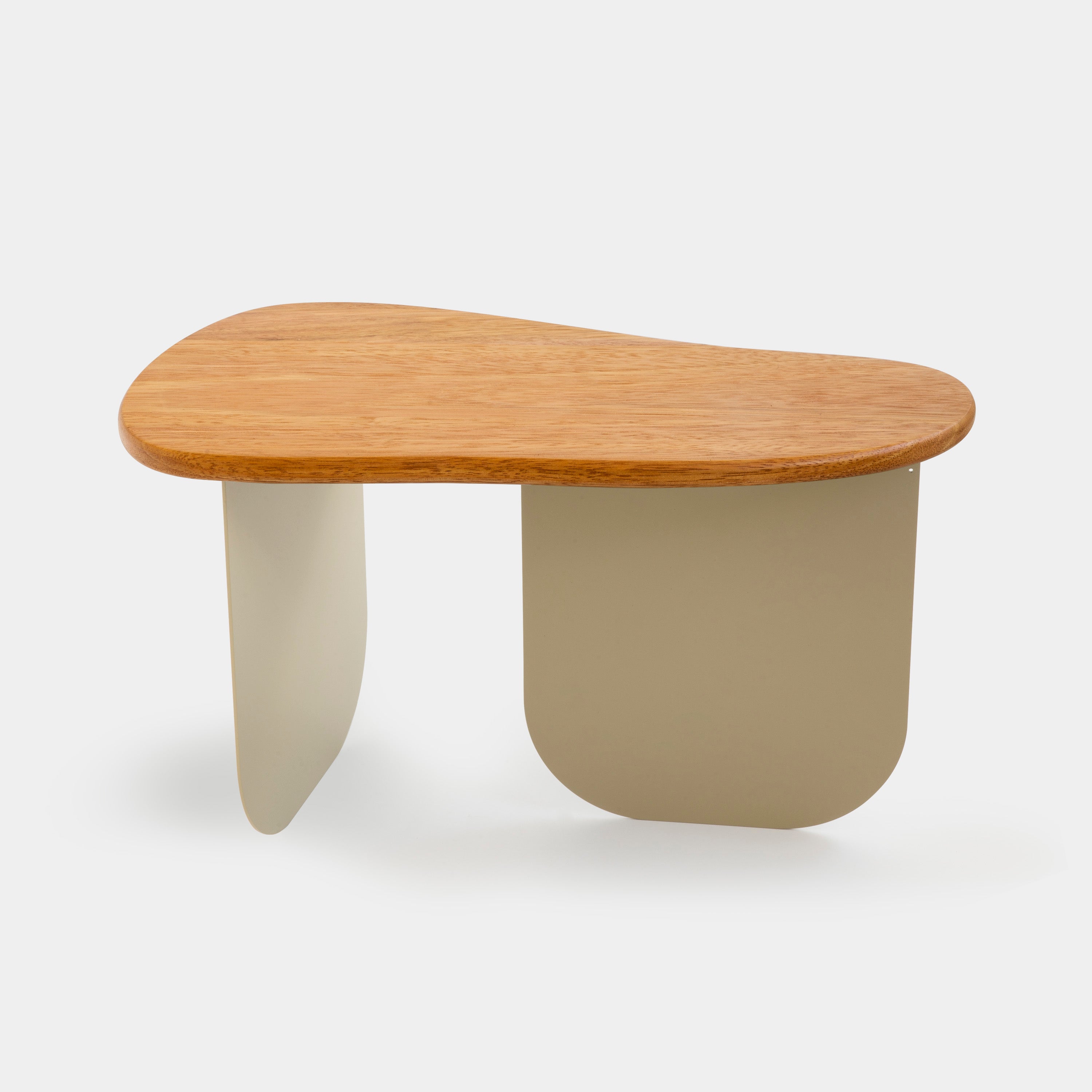 Mesa Stone P Aço Carbono Com Pintura Eletrostática Acabamento Cedro-Arana