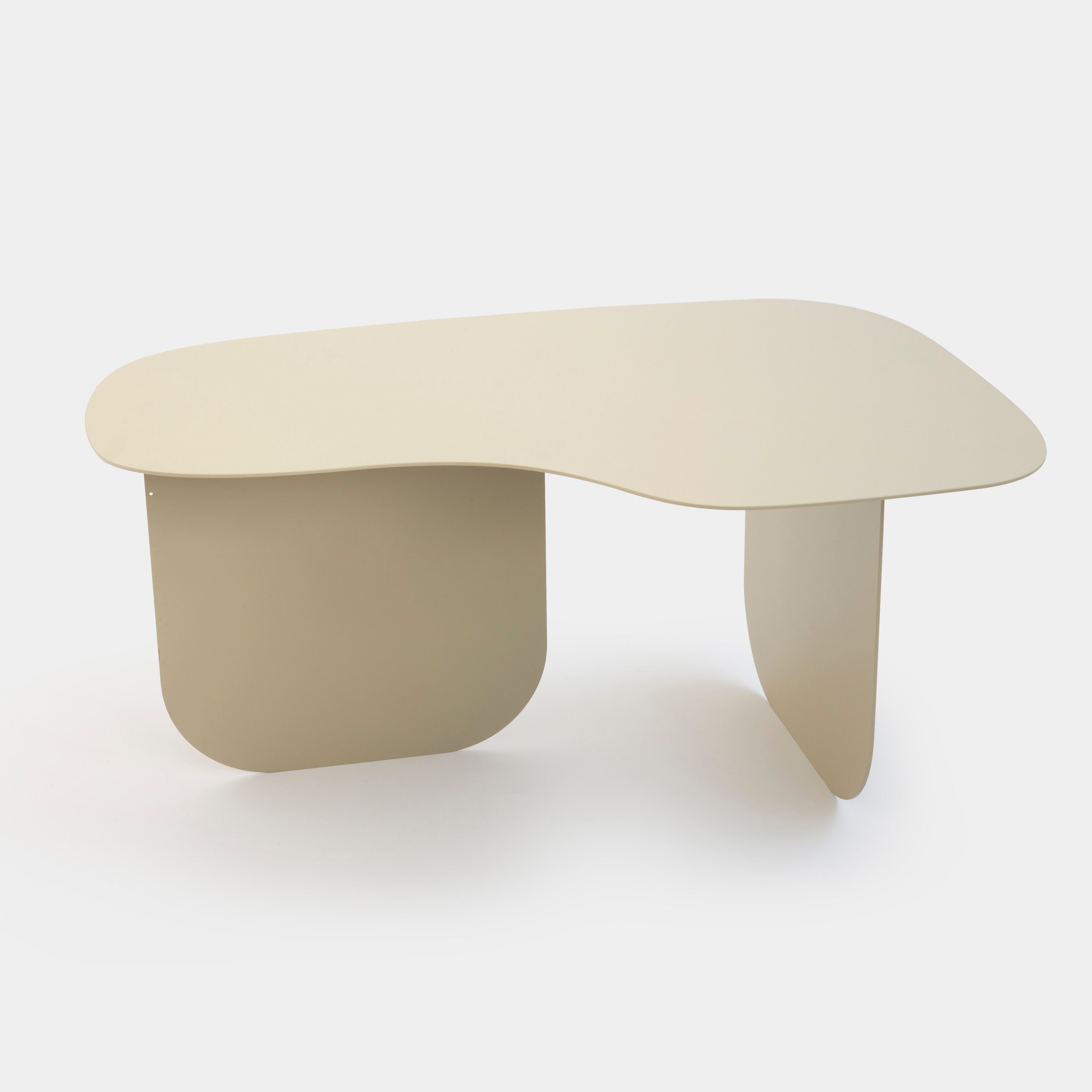 Mesa Stone M Aço Carbono Com Pintura Eletrostática Acabamento Cedro-Arana